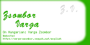 zsombor varga business card